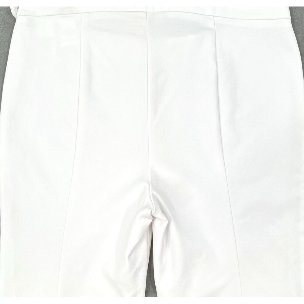 Lilly Pulitzer Alessia Stretch Dinner Pants 8 White Trousers Slim Ankle Resort - Picture 14 of 16